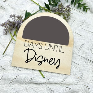 Days until disney countdown, disney countdown, disney tracker, disney decor, home decor, disney holiday, disney holiday sign, days to disney