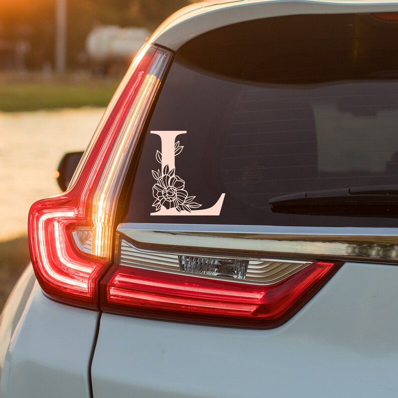 Letter L DIY Decal Custom Decal Car Decal Laptop Decal Etsy