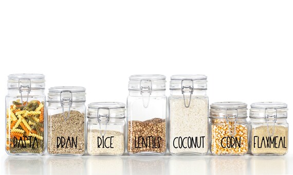 Custom Pantry Home And Kitchen Labels Custom Labels Custom Etsy
