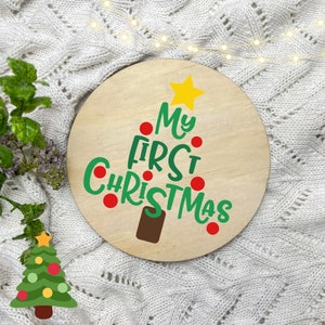 My First Christmas Sign, Baby First Christmas, Newborn Christmas, Seasonal Decor, Christmas Decor, decorations, festive decorations, Santa