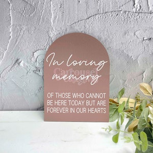 En el signo de acrílico de memoria amorosa, signo conmemorativo, signo de boda, signo de acrílico conmemorativo, signo de quemaduras de velas, signo de evento, decoración de boda, signo de dolor