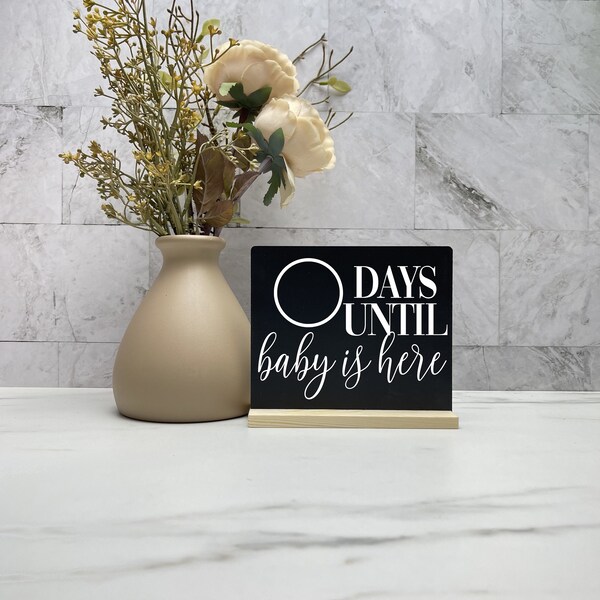 Pregnancy Countdown Etsy