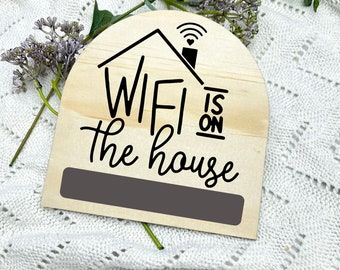 WIFI Password Sign Chalkboard, Wifi Sign, airbnb Wifi Password Sign, welcome wifi, password sign, internet password, wifi chalkboard