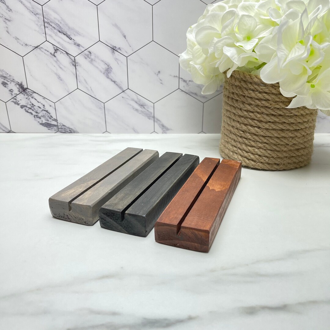 Wood Bases, Sign Holder, Table Sign Holder, Acrylic Holder, Table