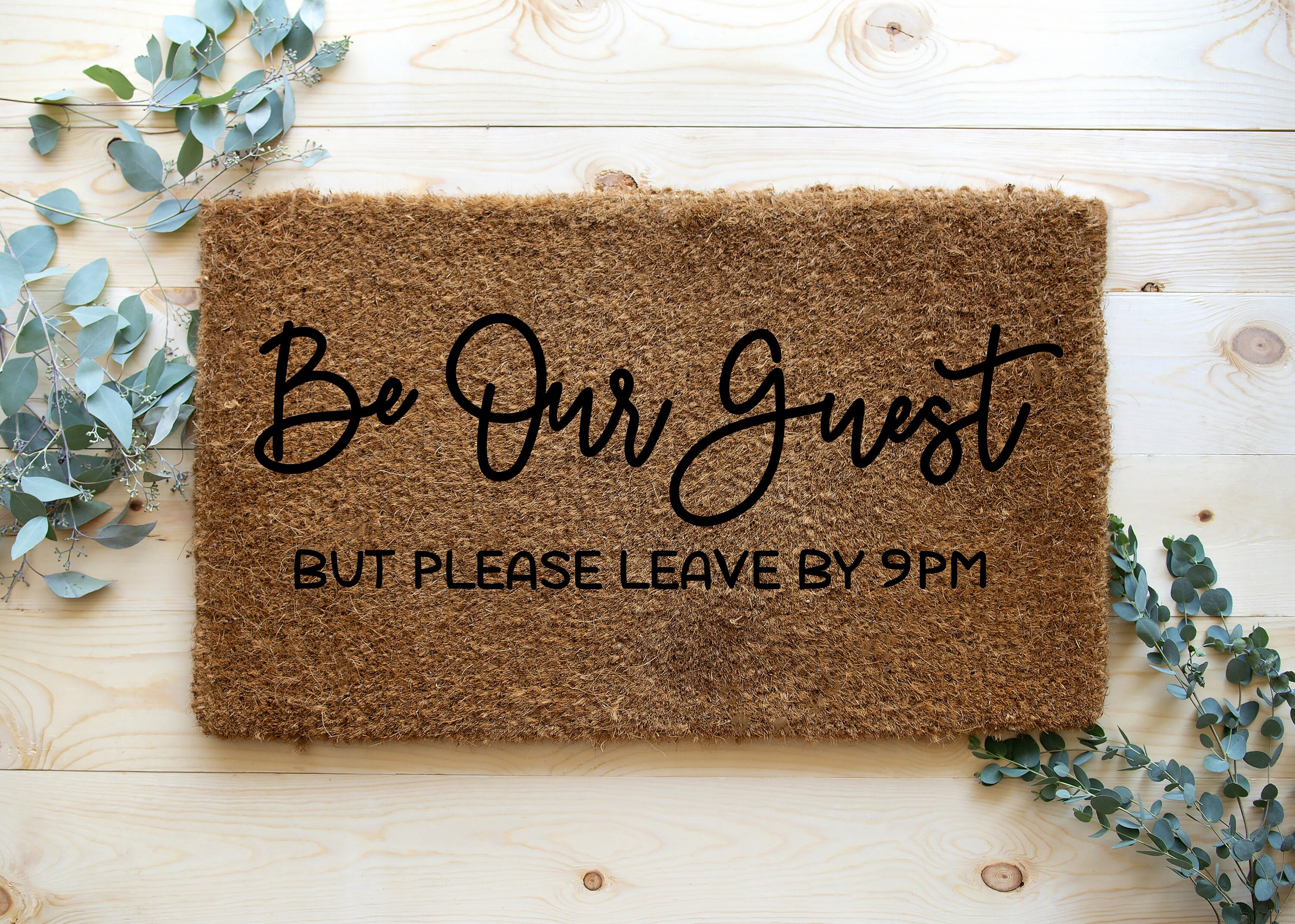 Be our Guest Doormat Personalised Doormat Customised Etsy