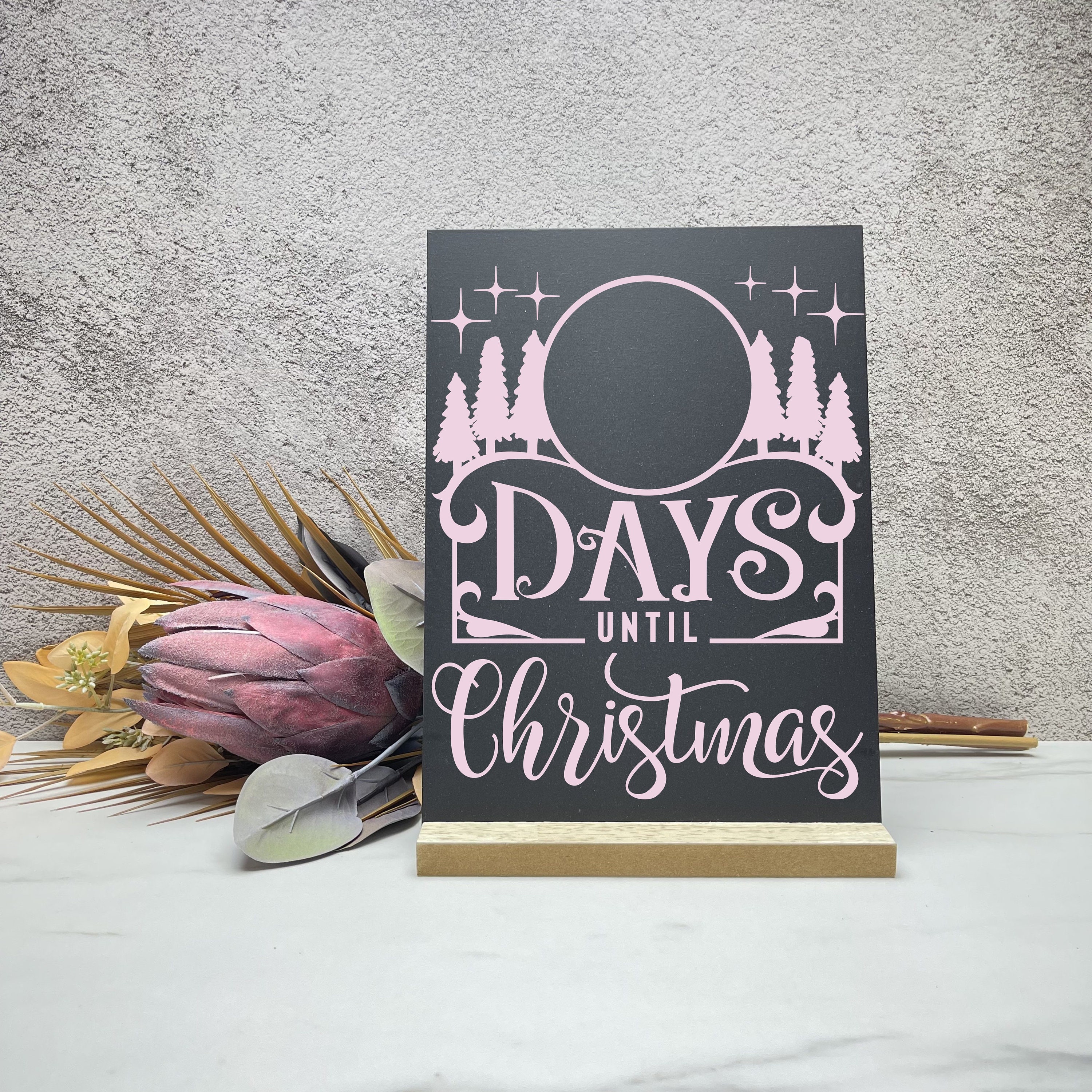 Tage bis Weihnachten Chalkboard Countdown Countdown zu Etsy