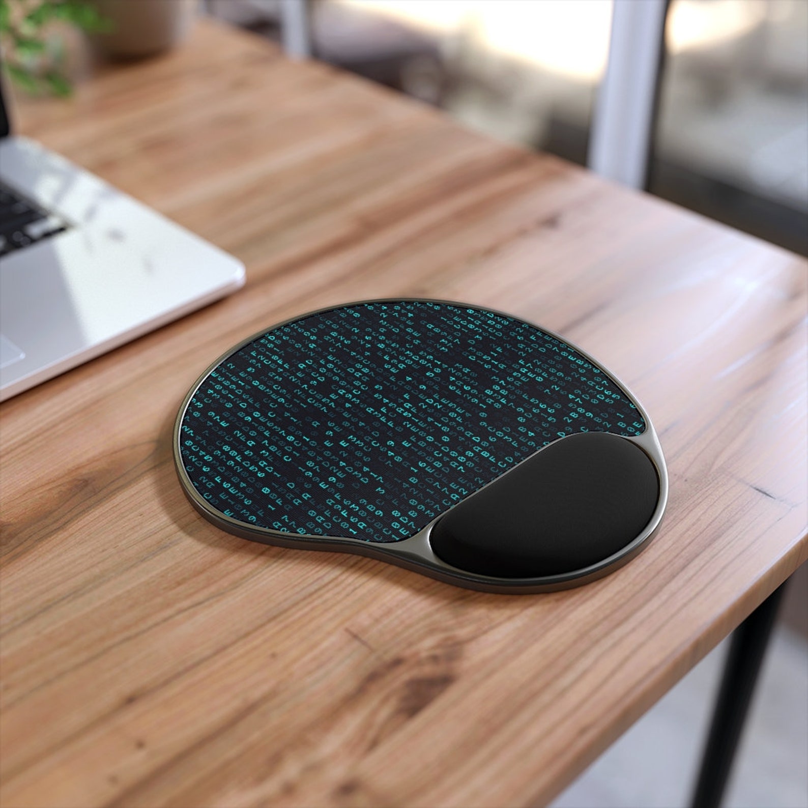 Matrix Mouse Pad With Ergonomic Wrist Support by Etsy