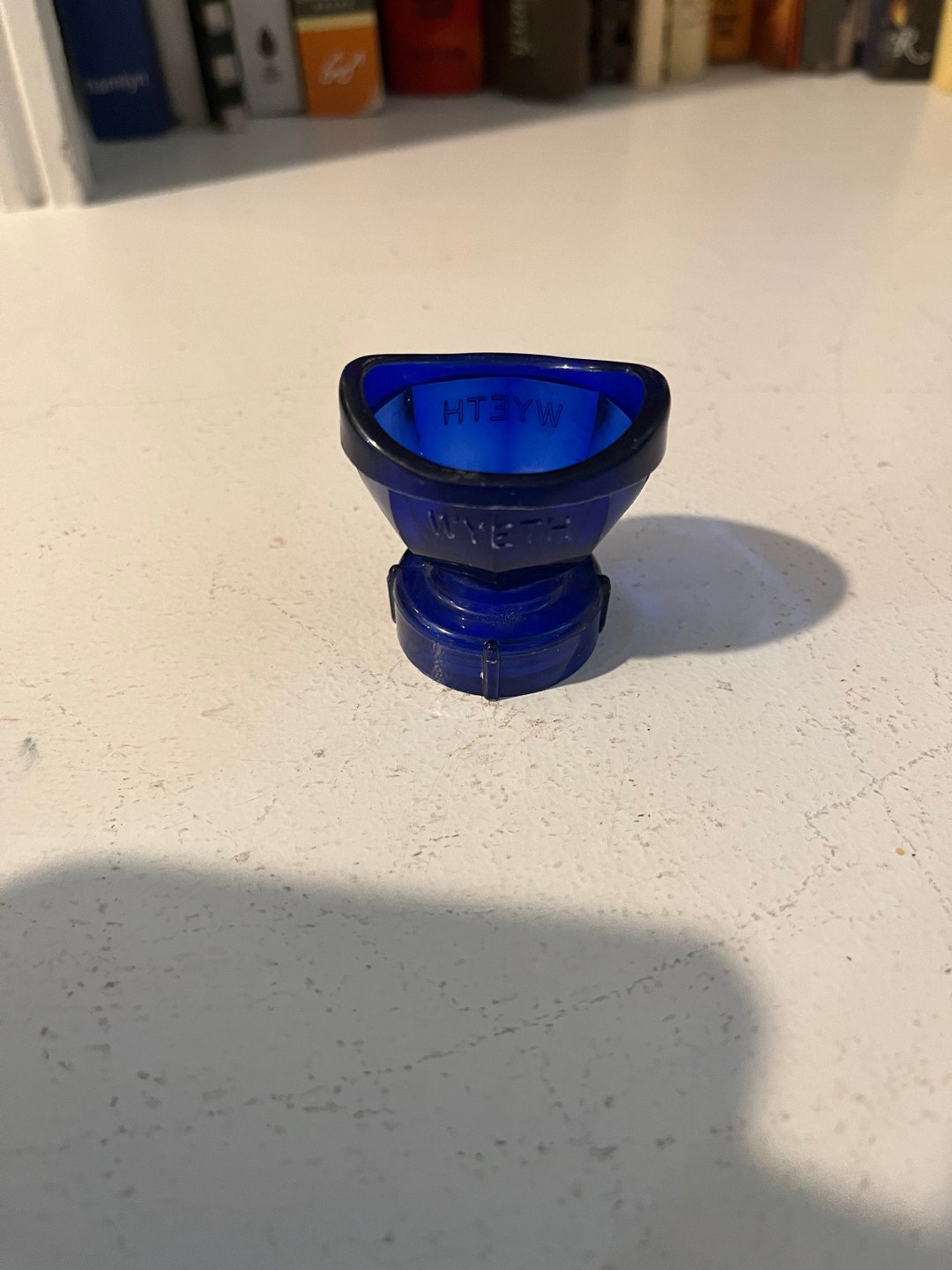 Vintage Wyeth Plastic Eye Cup, Cobalt Blue Etsy