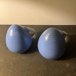 Hall China Salt & Pepper, Rose Parade pattern