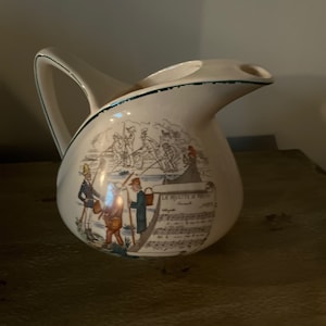 Antique French Limoges water pitcher jug