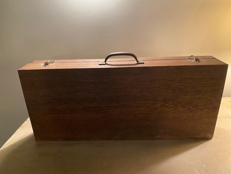 Stanley Antique Oak Case Tool Box Dovetail Made in USA | Etsy
