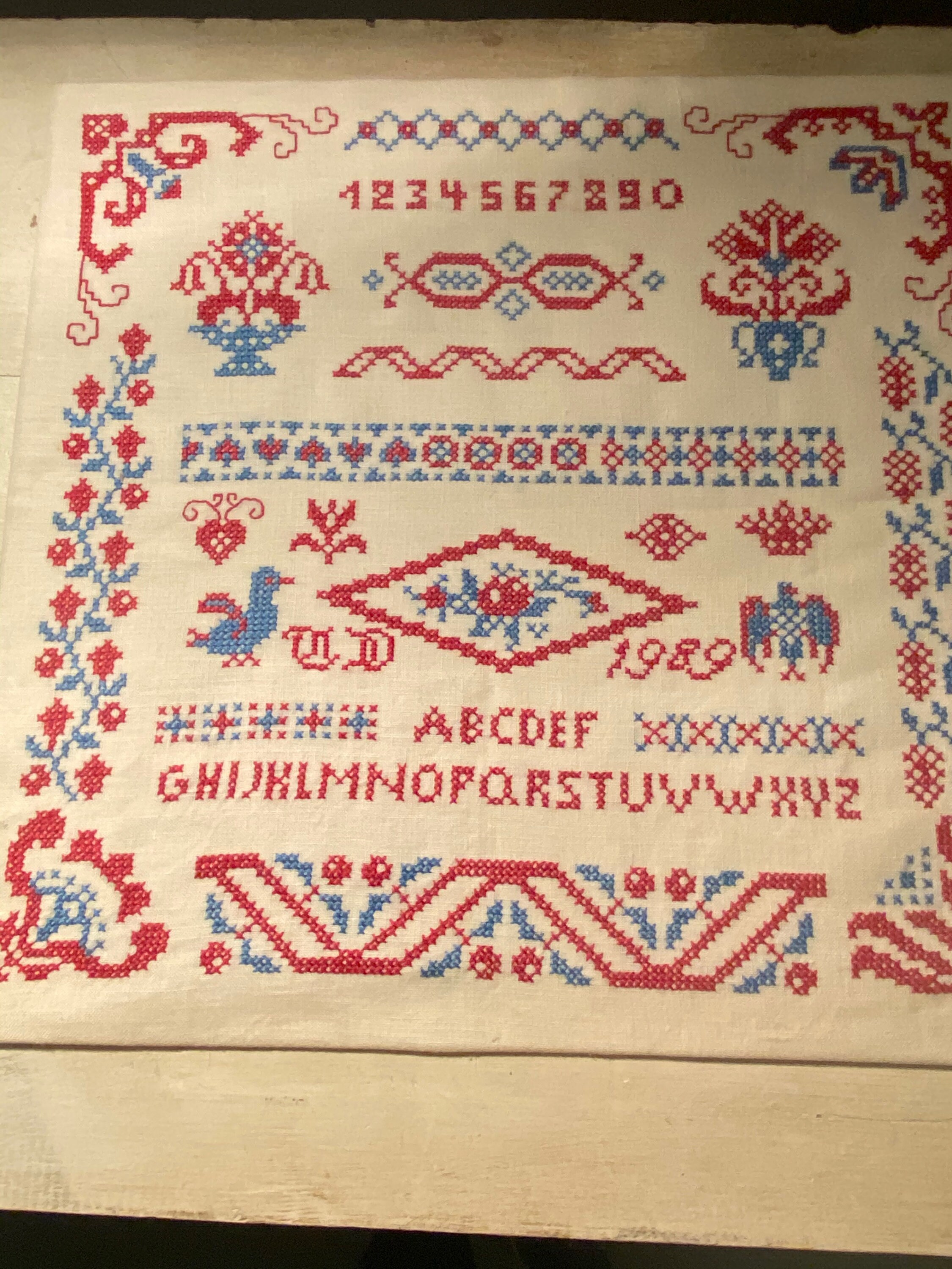Sampler Alphabet Sampler German Needlework Etsy
