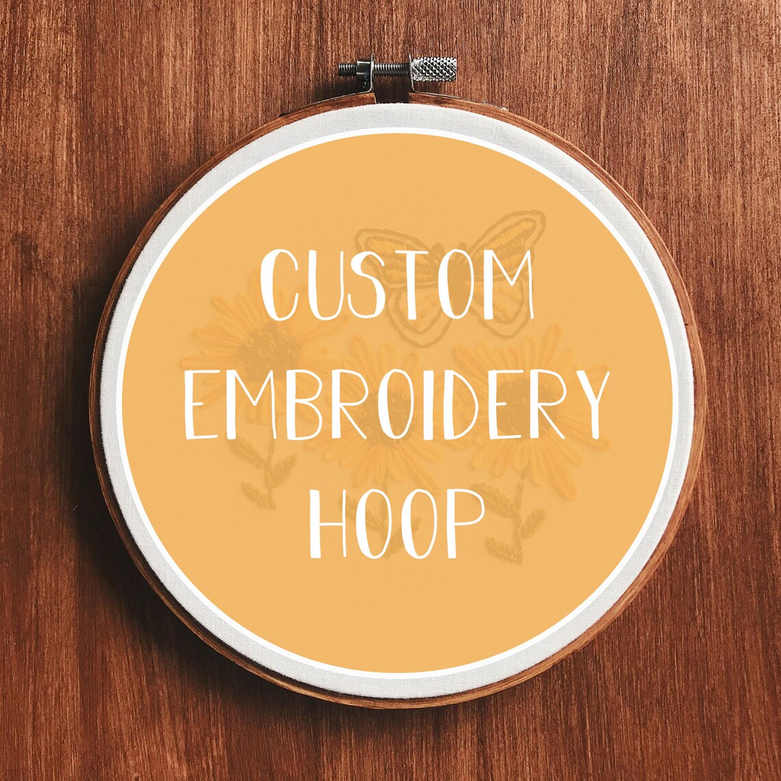 Custom embroidery hoop customized gift  etsy