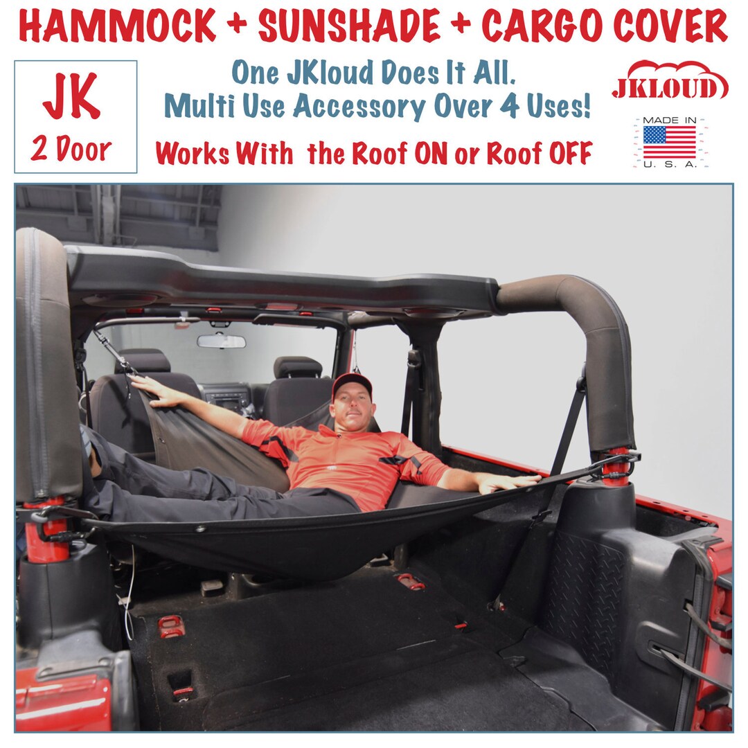 Jeep jk 2 sale door cargo cover