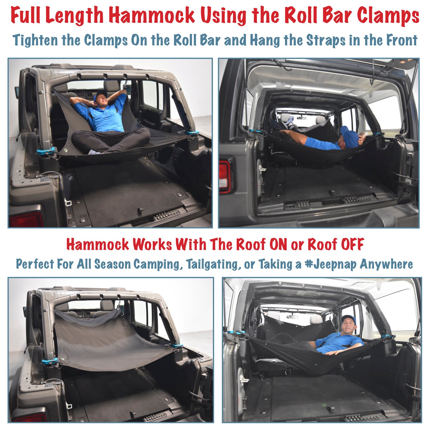 Jkloud Hammock Fitted for Jeep Wrangler JL 4 Door Multipurpose - Etsy