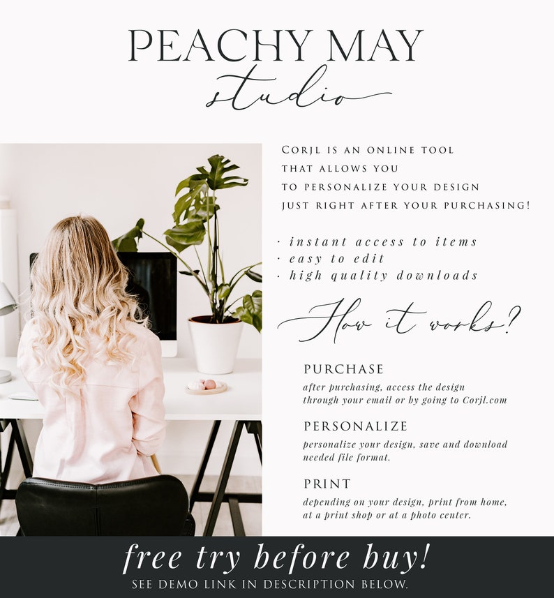 Bridal Shower Blush Navy Welcome Sign Template Greenery #WS012 G Greenery Welcome Sign Template Baby Shower Editable Instant Download
