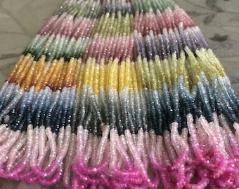 AAA Multi Color Sapphire Faceted Rondelle Beads Sapphire Multi Beads Multi Rainbow Beads Multi Sapphire Beads Wholesale Beads