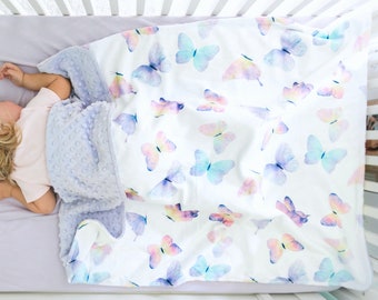 Personalized RNK Shops Polka Dot Butterfly Security Blanket Personalized RNK Shops Polka Dot Butterfly Security Blanket