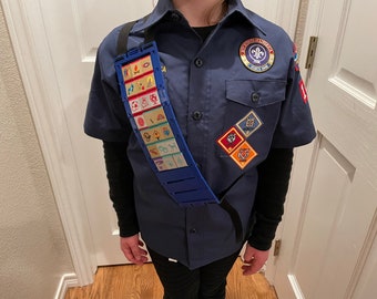 Cub Scout belt loop sash
