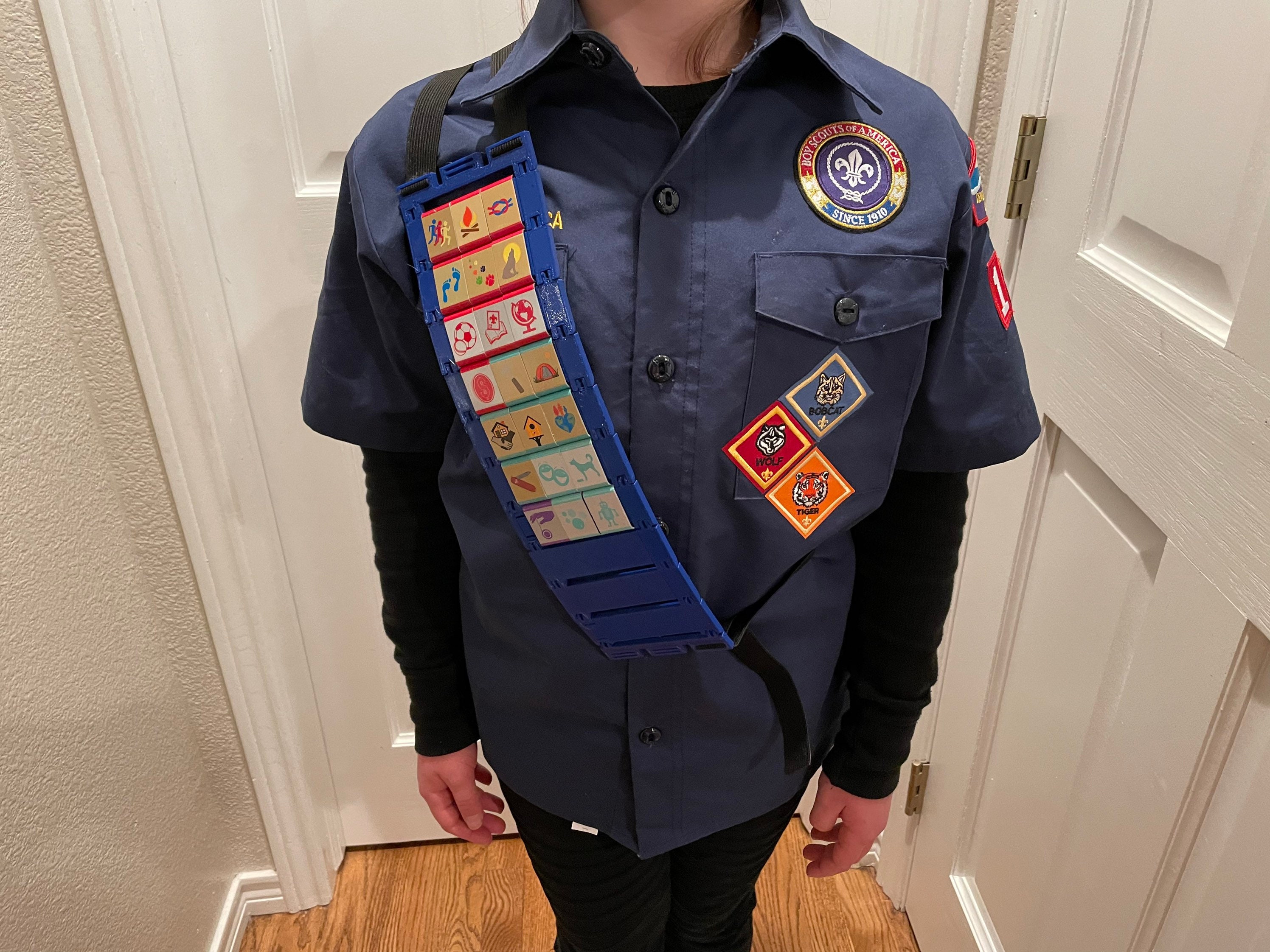 How to Sew on Cub Scout Patches the Easy Way ~ Cub Scout Ideas
