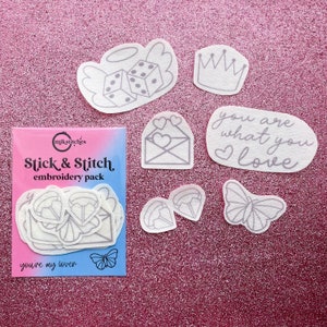 Stick and Stitch Pack - Original Florals, Water-Soluble Dissolving Sti –  Bek's Stitches