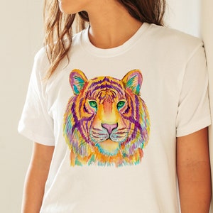 Tiger Sublimation Design PNG, Watercolor Tiger Download Digital Print ...