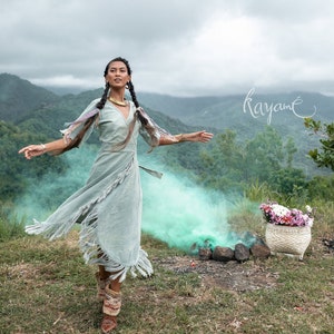 green hippy dress Joyfolie Women's Gia Maxi Dress in Green | Boho Maxi Maxi Dress