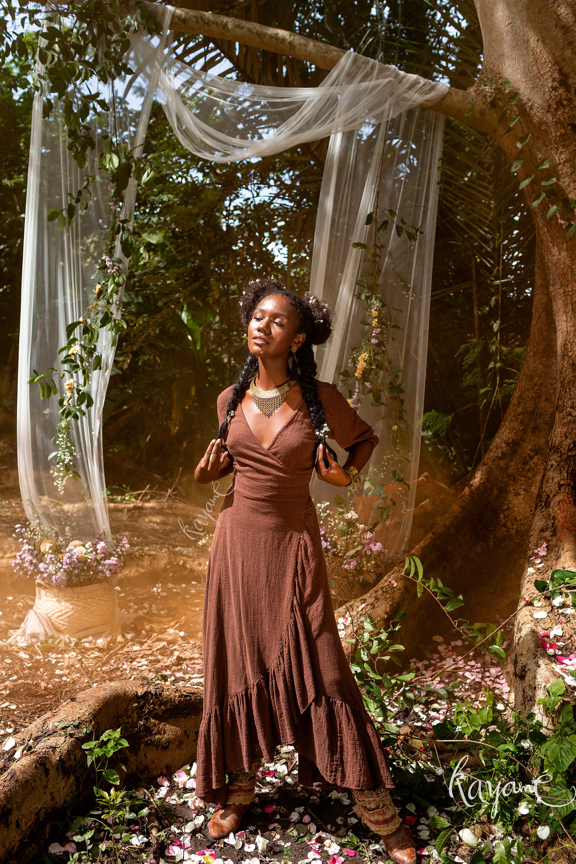 Earthy Maxi Dress - Etsy