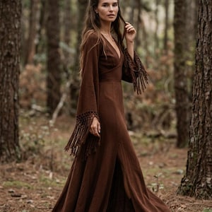 Earthy Brown Dress