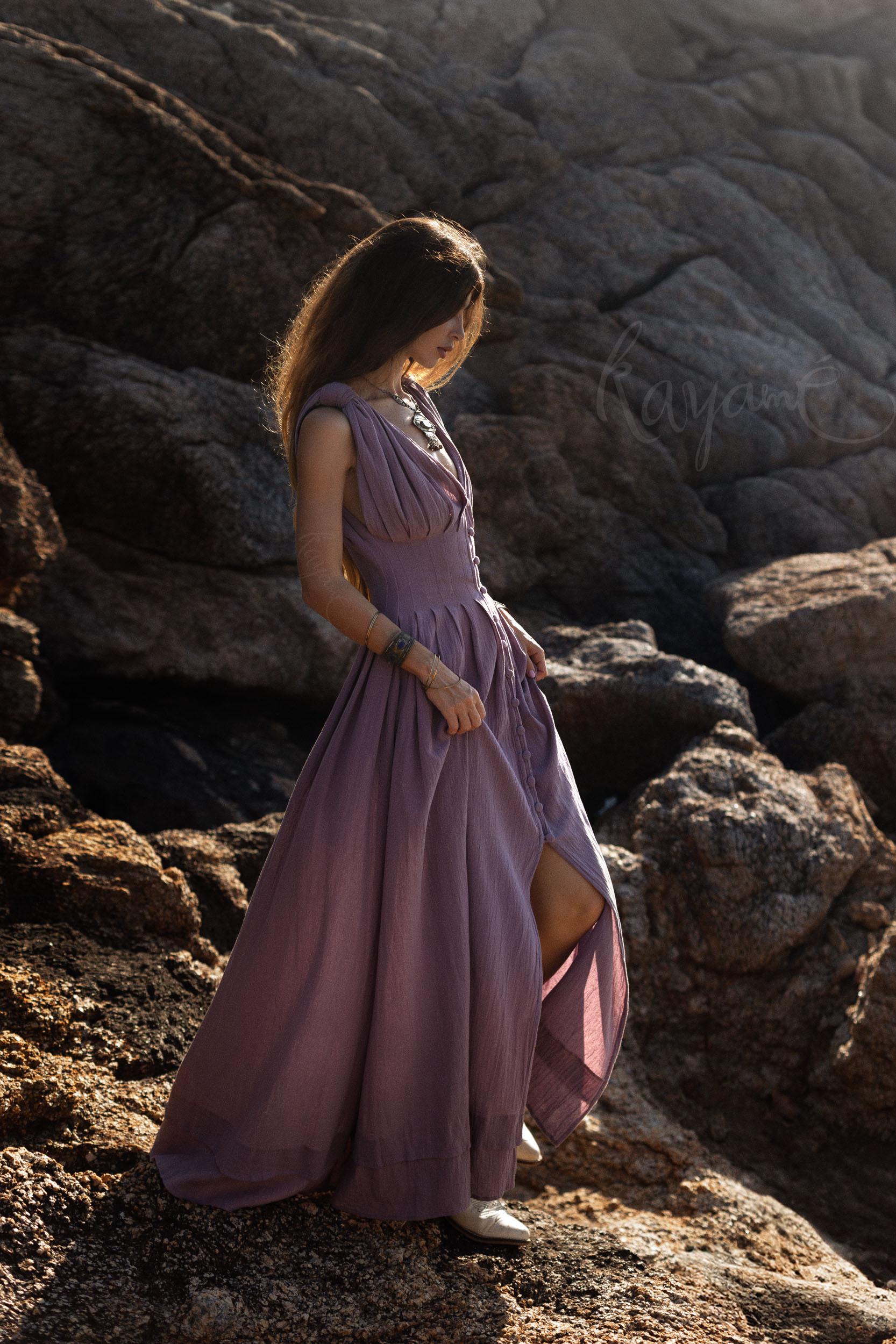 open lace back dress Eden Strapless Maxi Dress