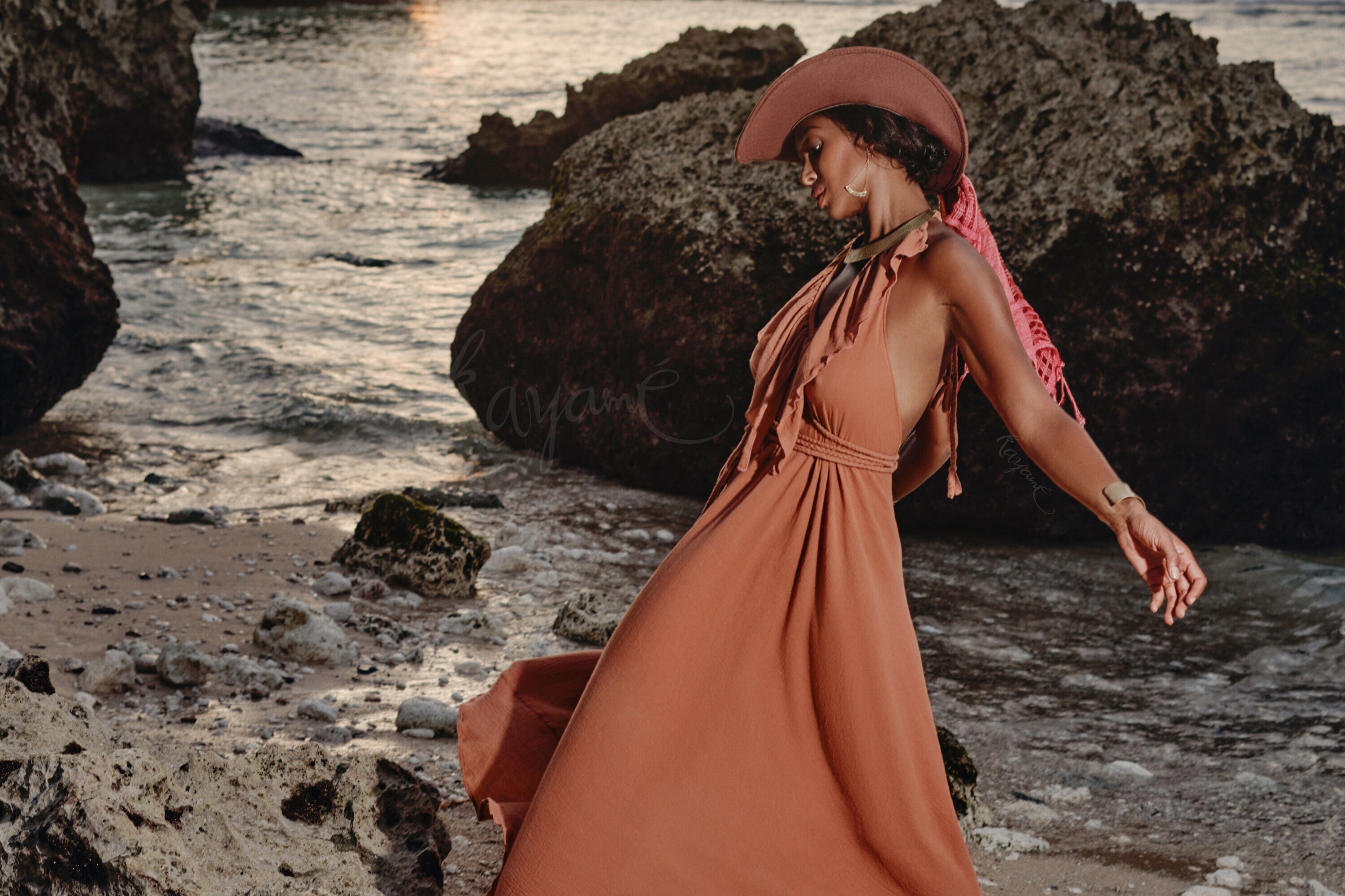 Burnt Orange Dress Etsy New Zealand