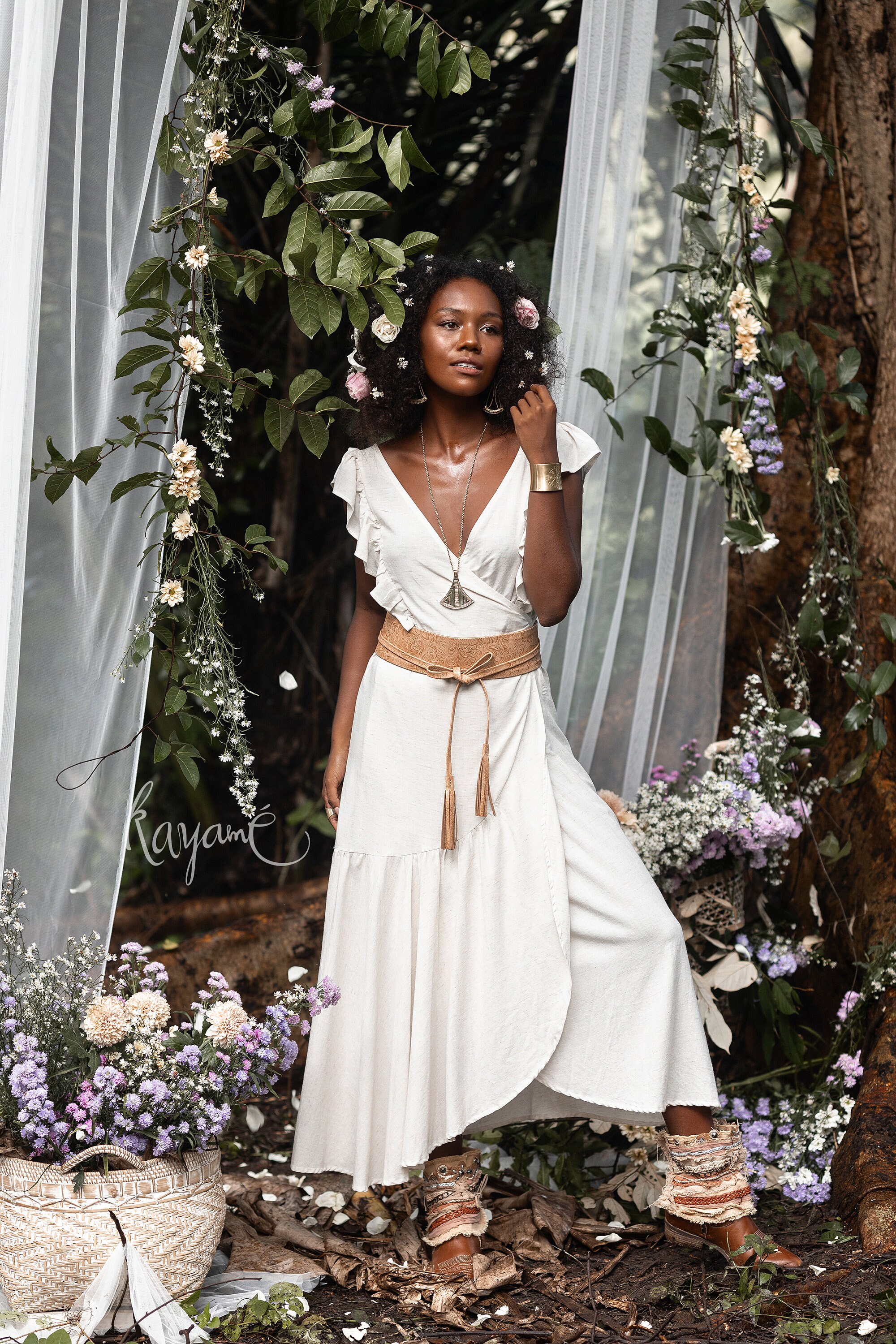 dawn line dresses Summer Dawn Wrap Dress PDF Pattern Women XS-XXXL main image 0