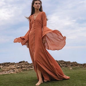 burnt orange dresses for wedding guest Styles Ladies Straps Sleeves burnt orange dresses for wedding