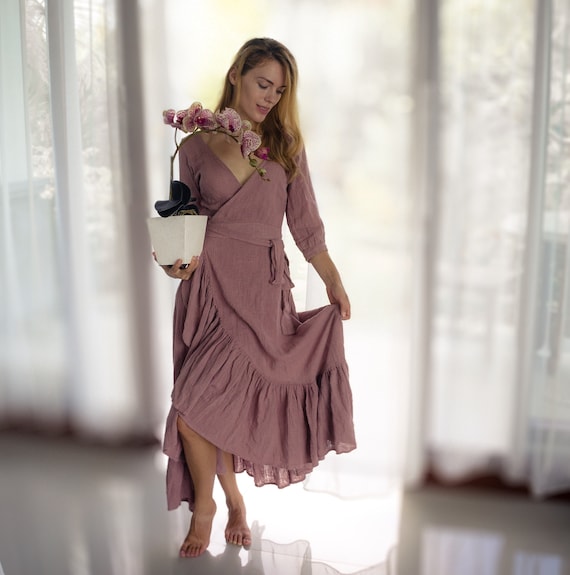 Etsy dusty rose bridesmaid dress sales