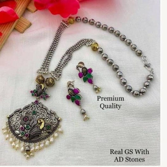 German silver handcrafted necklace Etsy