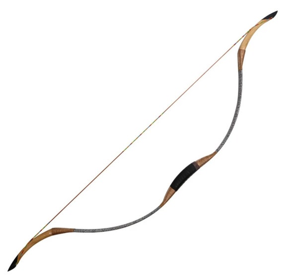Adult Traditional Hunting Recurve Bow Archery Mongolian Horsebow 30-70lb Target 