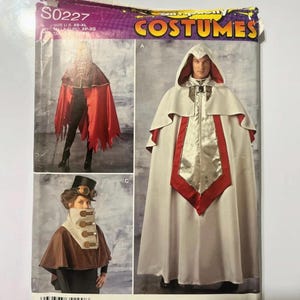 Simplicity S0227 cape cloak steampunk fantasy