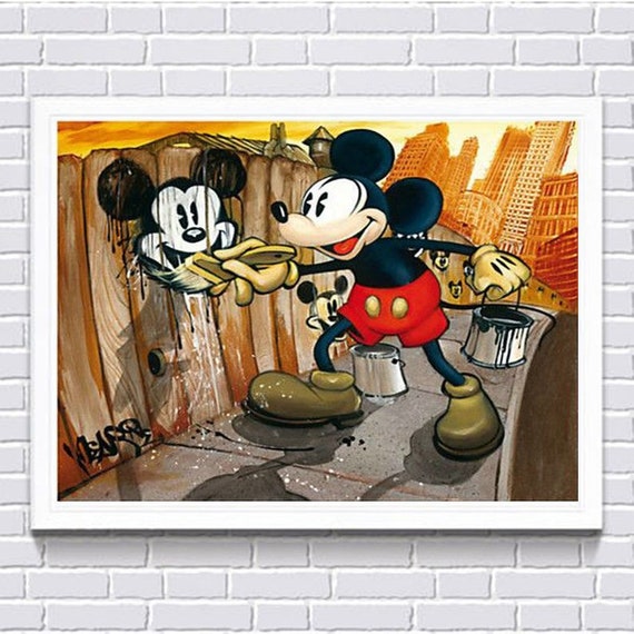 5D Diamond Painting Full Drill Embroidery Cross Stitch Kits Cartoon Mouse Murals