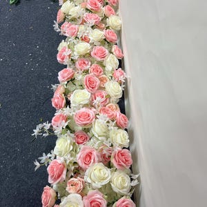 Flower Floral Garland,Wedding Flower Arch,Table Flower Row,Flower Garland Wedding Reception,Wedding Flowers Idear,Wedding Centerpieces