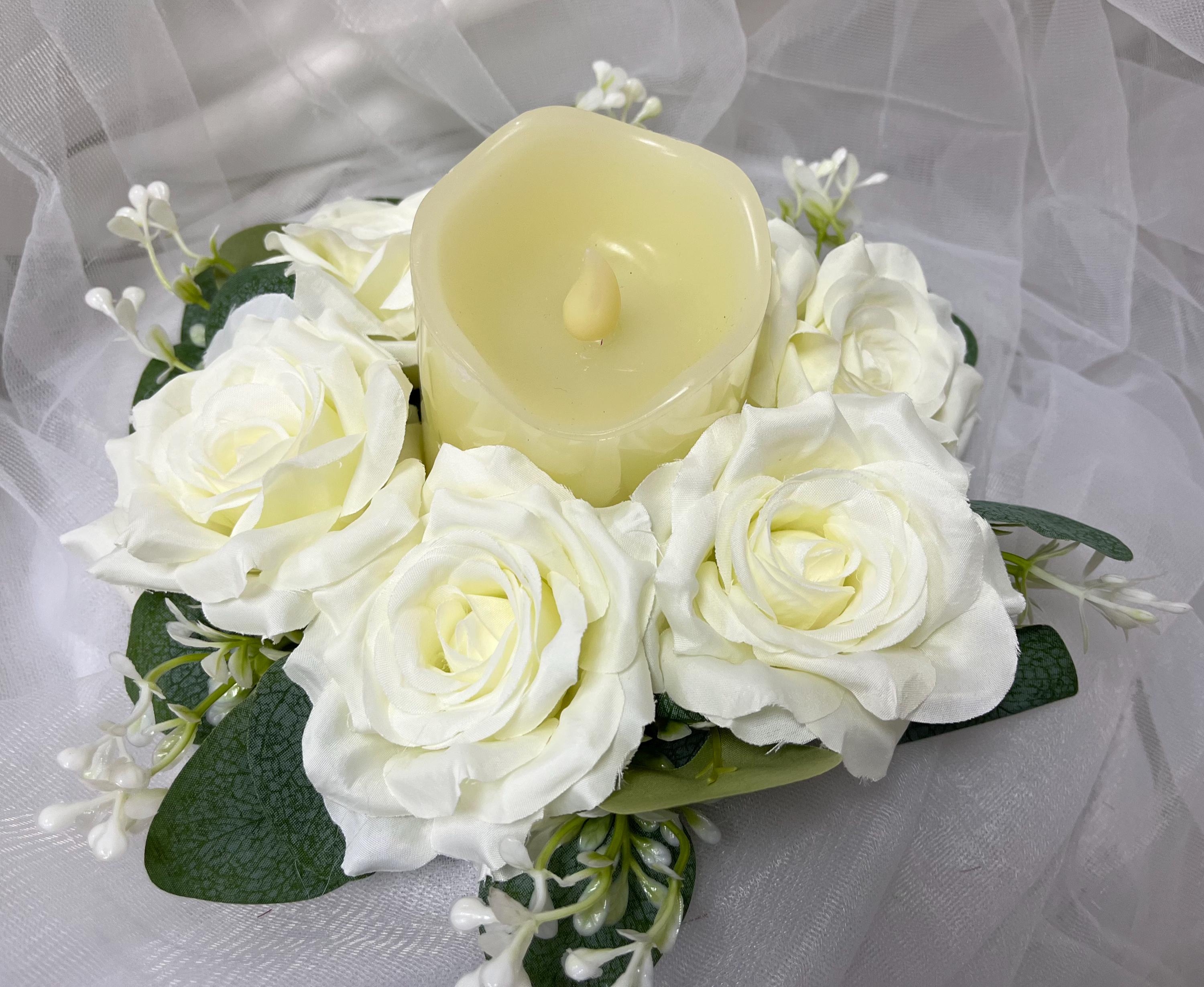 Ghirlarada Artificiale Da 25 Cm Per Candelabri E Centrotavola – Decorazione Fai Da Te Per Matrimoni, Natale E Feste
