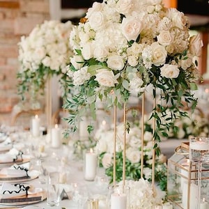 Greenery Eucalyptus White Rose Flower Ball,Big Wedding Centerpiece,Table Centerpiece,Artificial Flower Arrangement,Luxury Flowers Kiss Ball