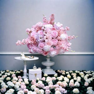 Wedding Table Centerpiece,Flower Table large Centerpiece,Wedding Flower Ball,Table Centerpiece Floral Ball Party Decor