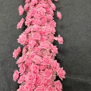 Baby Pink Rose Floral Garland,Table Flower Runner,Table Flower Row,Wedding Arrangement,Wedding Flower Arch ,Table Centerpiece Decor