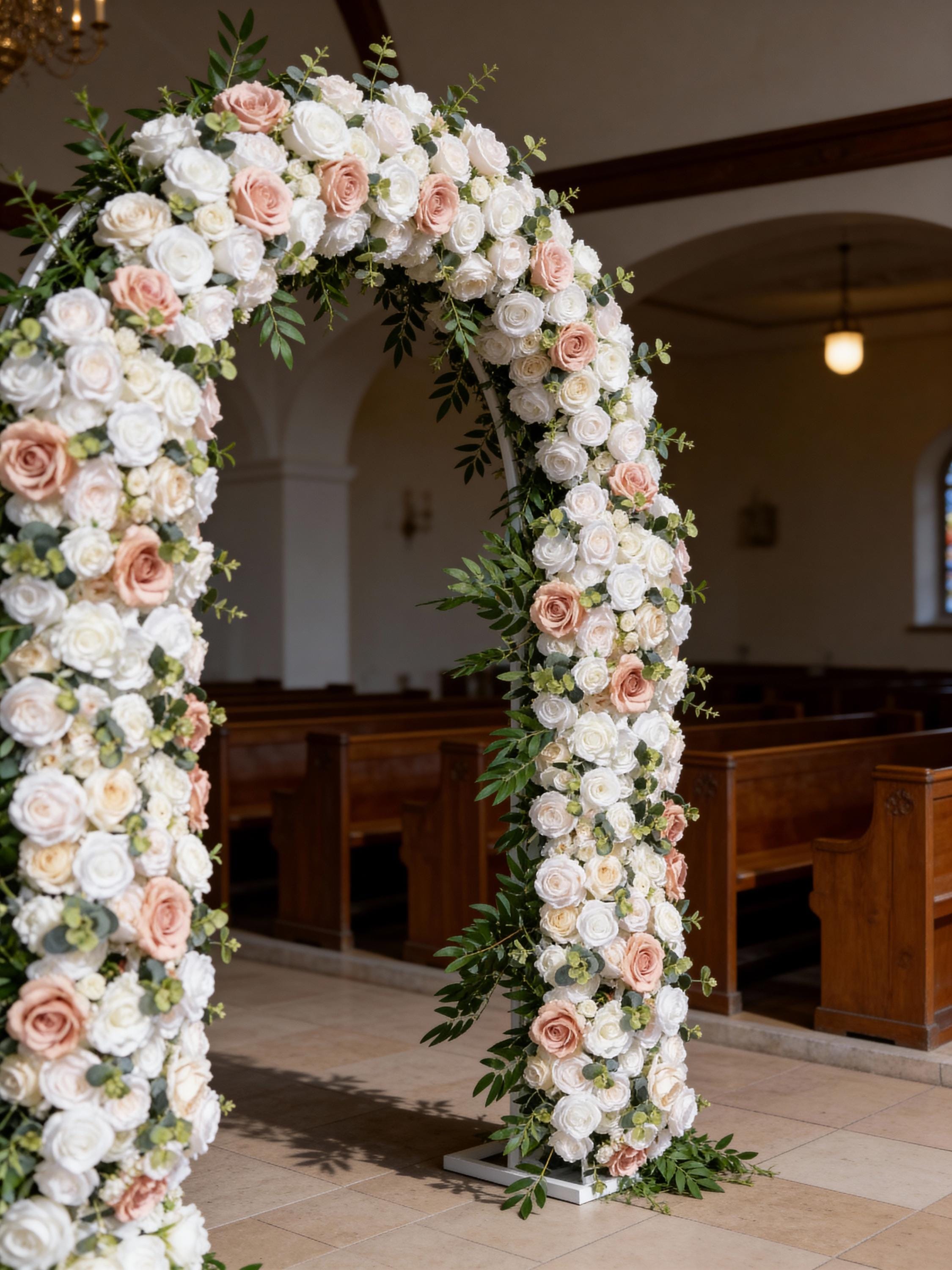 Red Rose Wedding Flower Arch Arrangement,home Door Decor - Etsy