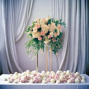 Artificial Floral Eucalyptus Hydrangea Flower Ball,Wedding Centerpiece, Flower Ball for Wedding Decor