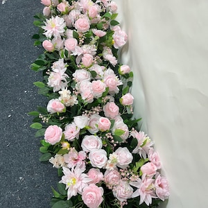 Wedding Flower Archway,Wedding Ground Arch Arrangemen,Table Flower Centerpiece,Wild Flower Arrangement,Floral Garland for Wedding Arch