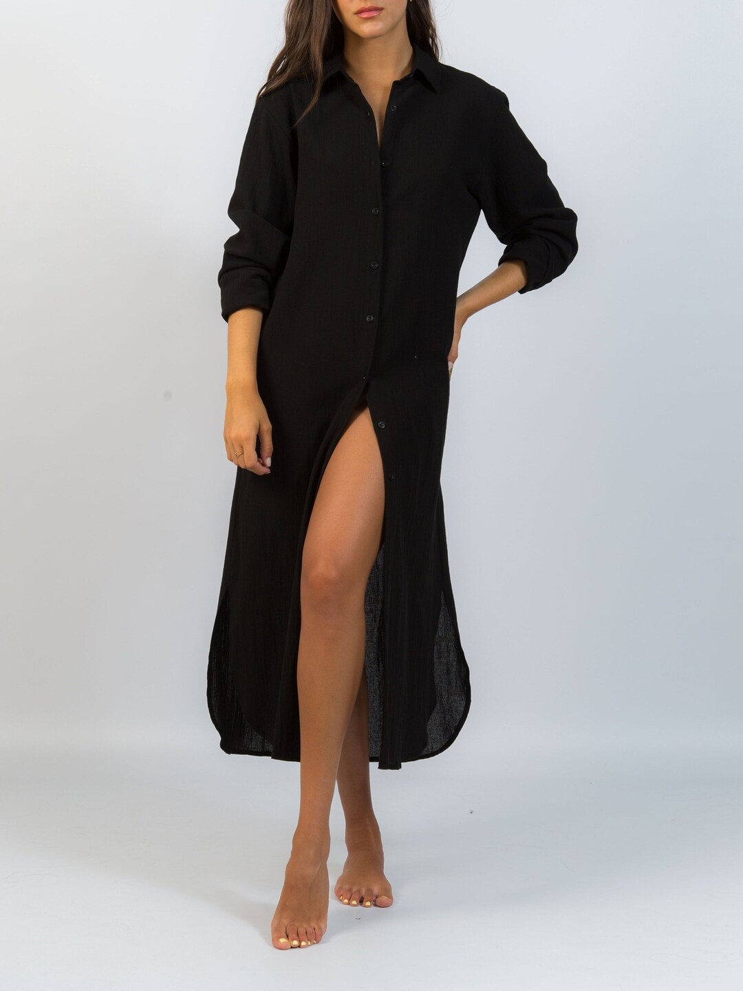 black swing dress Devon – Rockamilly Black Flared Maxi Dress My Actual Bust is:40