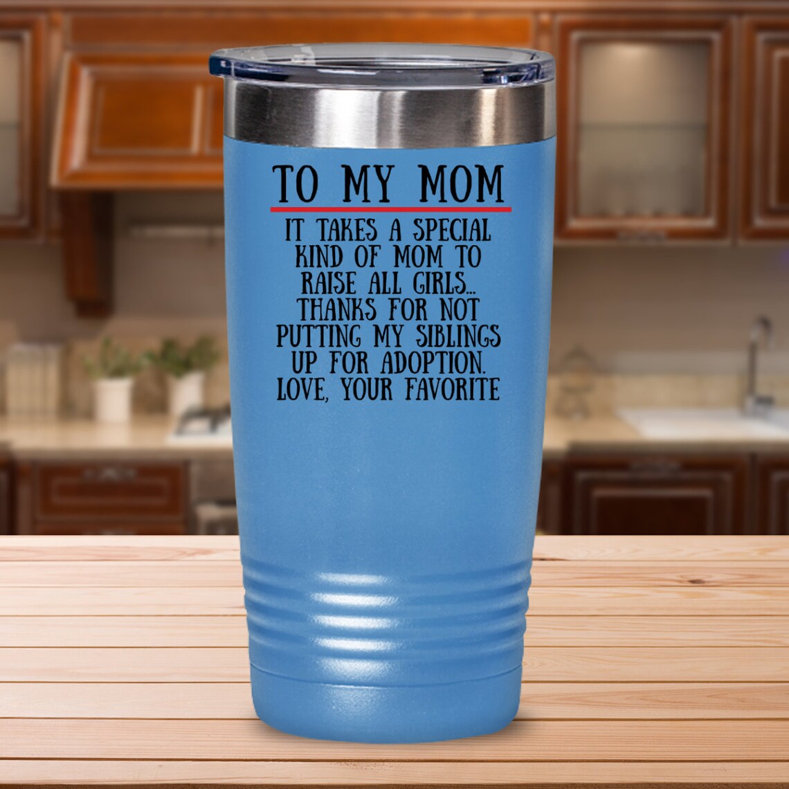 To My Mom Tumbler Cup Funny Mom Gift From Daughter Funny Mom Etsy UK