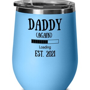 expecting dad 2021 gift for dad to be gift for expecting dad Daddy again est 2021