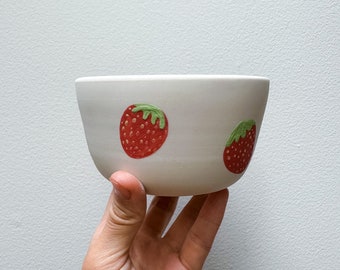 Porcelain Strawberry Bowl